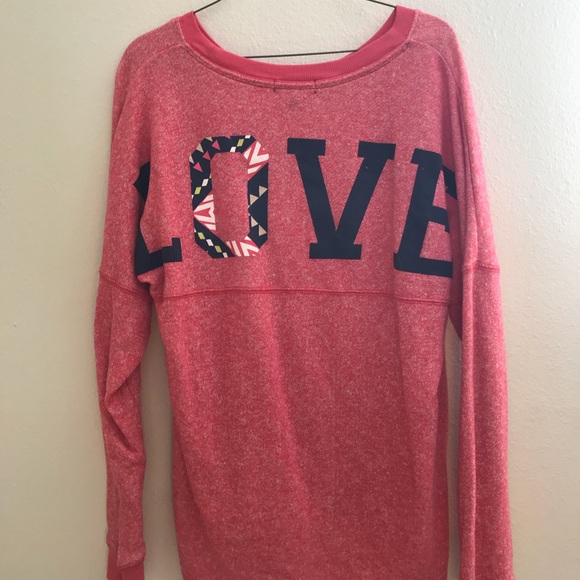 Pink long sleeve sweater - Picture 2 of 2